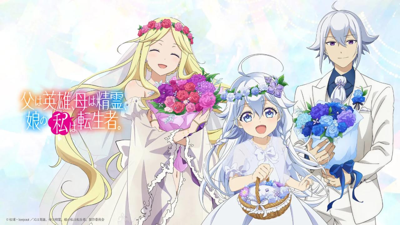 انمي Chichi wa Eiyuu, Haha wa Seirei, Musume no Watashi wa Tenseisha الحلقة 8 الثامنة مترجمة